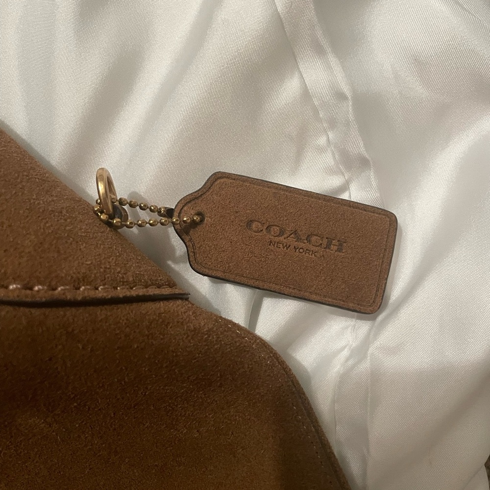 Coach Brooklyn 39 Cedar Suede Bag - Picture 2 of 5